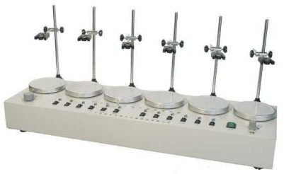 六联磁力加热搅拌器